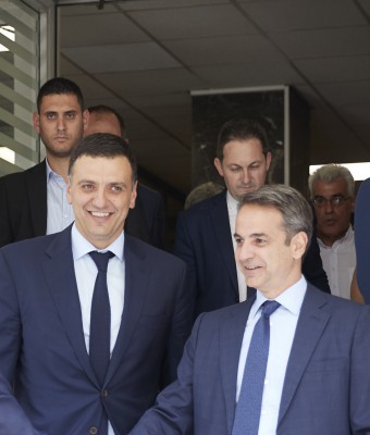 Επίσκεψη του Πρωθυπουργού Κυριάκου Μητσοτάκη στο Υπουργείο Υγείας